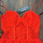 Bebe  Lace Bustier Dress Photo 1
