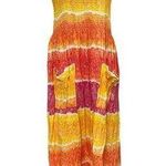 Handmade Multicolor Spaghetti Strap Maxi Dress Photo 0