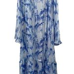 CARAMELA Beach Coverup Small Duster Kimono Longline Open Cardigan Sheer Resort Photo 0