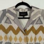 Lafayette 148 Summer Lightweight Blazer Jacket 100% Linen Gray Size M Photo 5