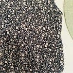 Blue Rain Boutique Brand Black & Tan Floral High Mock Neck Jumpsuit | Size: M Size M Photo 8