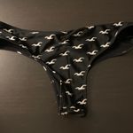 Hollister Black and White Bikini Bottoms Photo 1