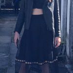 Black Genuine leather moto jacket Photo 4