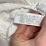 ZARA White Eyelet Cropped Tie Front Top Photo 4