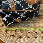 Playboy RARE Vintage Monogram Purse Satchel Black and Pink With Silver Hardware Photo 12