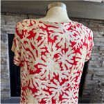 Diane Von Furstenberg  Red and Cream Print Mini Dress Photo 5
