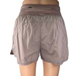 Madewell Women's Purple High Waisted Yoga Workout Running Athletic Shorts Size S Photo 2