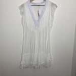 Poupette St. Barth Sasha Mini Dress White New Womens Small Photo 2