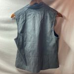 Skies Are Blue  gray zip up vest size large Photo 2