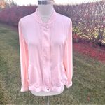 Juicy Couture Women’s Full Zip Lightweight Bomber Jacket Size Large Pink / Peach Photo 1