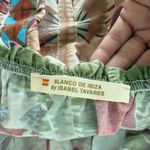 Blanco De Ibiza Dress One Size Off Shoulder Linen Boho Chic Prairie Artsy Resort Size L Photo 5