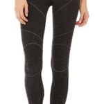 Alo Yoga Alo Alosoft Revel Leggings Black/Gray Heathered Photo 3