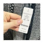 Bebe Black and White Knit Waterfall Cardigan Sweater Size XS Wrap Sparkle NEW Photo 3