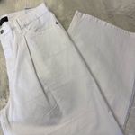 Banana Republic Wide-Leg Crop Jeans White High Rise NWT Size 12 Photo 5