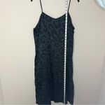 Chalmers green black animal print nightgown midi cotton women’s large/12 pajamas Photo 1