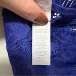 Aerie  Coral Lace Bandeau Bralette Poet Blue Size S New Photo 6
