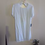 Lulus  dress small NWT made with love Low Round neck Open Back waistline White Photo 2