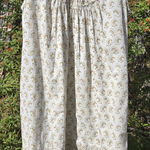 Joshi ivory cotton dress with Tan Paisley Print S Photo 0