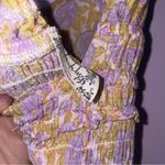 Free People XS Juniper Smocked Bodycon Slip Ditsy Floral Boho Swiftie Photo 10