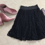 Joe Benbasset NWT Black Polka Dot Pleated Skirt Photo 0