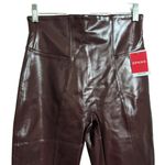 Spanx NWT Ruby High-Waisted Faux Patent Leather Glossy Chic Leggings M Photo 1