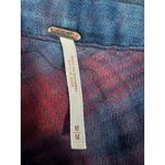 Free People  Plaid Shacket with Pockets and Metal Snaps – Size M-Coastal Boho Photo 6