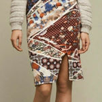 Maeve  Multicolor Asian print Patchwork Pencil Skirt Photo 0