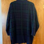 Stefano Basics Blue Green Plaid Sweater Acrylic Plaid 90s Y2K Vintage Size 1X/2X Photo 8