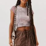 Urban Outfitters  London Diamante Baby Tee NWT Size M Photo 2