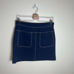 Tory Burch Sport Navy Pique Contrast Skirt Size Medium Photo 4