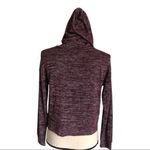 American Eagle AEO Cropped Purple Light Weight Zip Up Sweatshirt With Hoodie Size XS Photo 1