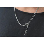 Rhinestone panther head pendant necklace Silver Photo 5