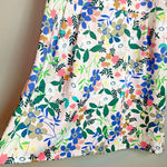 Eloquii Dress Size 16 Floral Fit and Flare Puff Sleeves Knee Length Avant Garde Photo 3