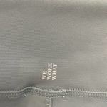 We Wore What  Dusty Blue Lace Up Biker Shorts Sz Large Athleisure Lounge Revolve Photo 1