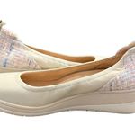 Vionic Jacey Wedge Flats Cream Multicolor Tweed Back Women’s 8.5 Photo 5