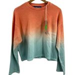GAS Jeans Multi Color Cropped Guetta Sweatshirt Size Small New Photo 0