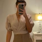 ZARA Puff Sleeve Retro Top Photo 0