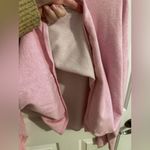 Moda International Women's Crew Neck Dolman Crop Pink Sweatshirt XL Photo 5