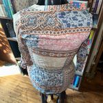 Daniel Rainn  patchwork accordion boho M peasant blouse Photo 1