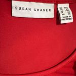 Susan Graver Liquid Knit Orange Ruffle Tunic with Flute Sleeves Sz XXS Photo 5