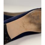 Boden Women Ballet Flats Blue Slip On Suede Pointed Bow Sandals Casual 41 US 7.5 Photo 7