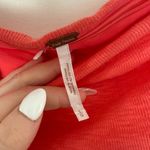 Free People  Women’s Large Coral Ruched Strapless Top Photo 1