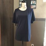 Ava & Viv Ava Viv blue size XLarge womens short sleeve top ties in back Photo 2