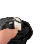 Spanx Faux Leather Stripe Legging in Very Black/White Size Large Photo 8