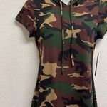 Obsession Camouflaged Hoodie Bodycon Dress S Photo 4