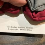 Vera Bradley  Dog Show Scrunchie Trio  Dogs, Gray, and Red Photo 4