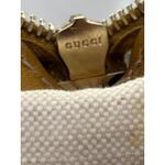 Gucci Sukey Medium Satchel 223974 Beige Diamante Canvas Leather Trim Photo 3