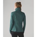 Lululemon &go Take-Off Fleece Heathered Deep Green Size 4 Photo 2