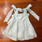 NWT Mable Goldie Blue Dot Tie Bow Mini Fit & Flare Dress Photo 15