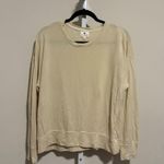 Sundry  Women's Soft Cream Crew Neck Sweater Photo 1